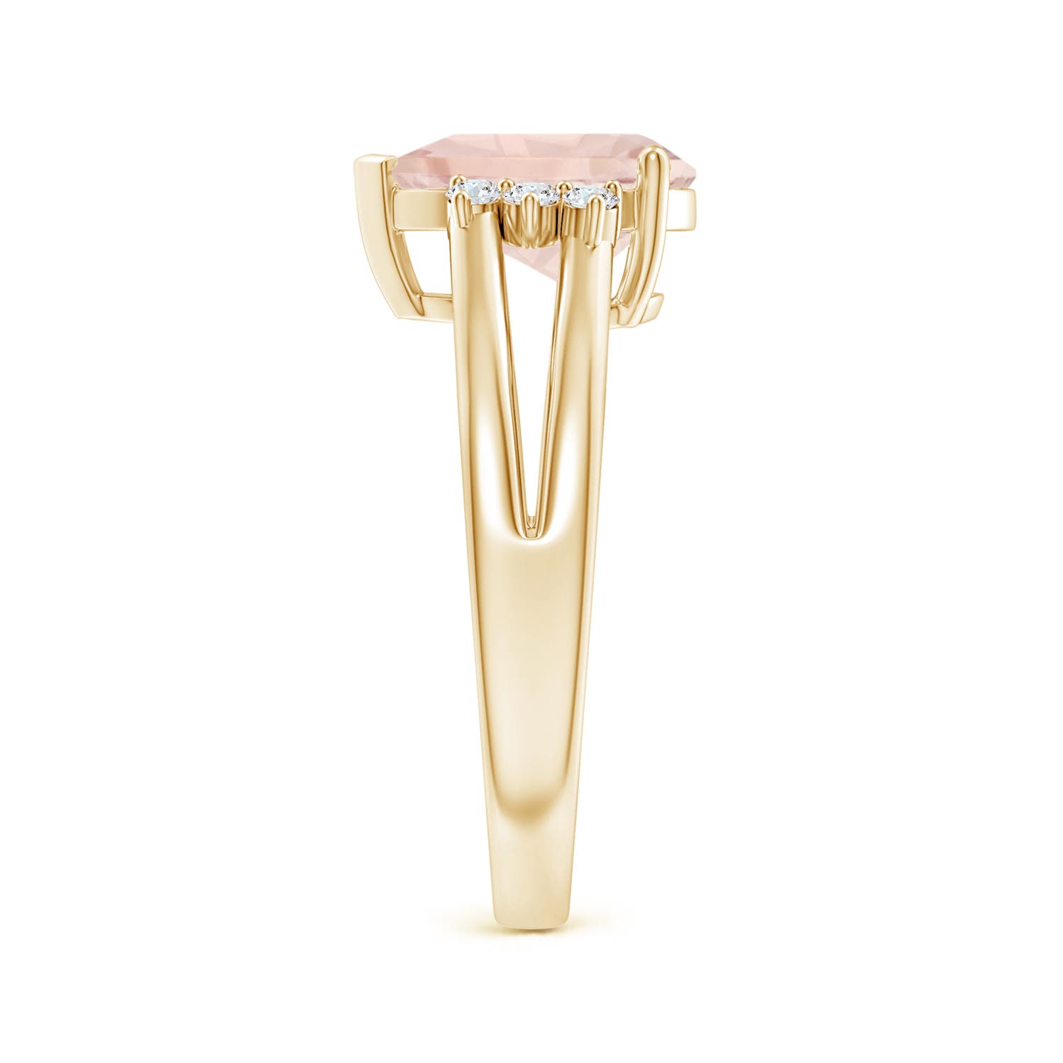 A - Morganite / 1.73 CT / 14 KT Yellow Gold