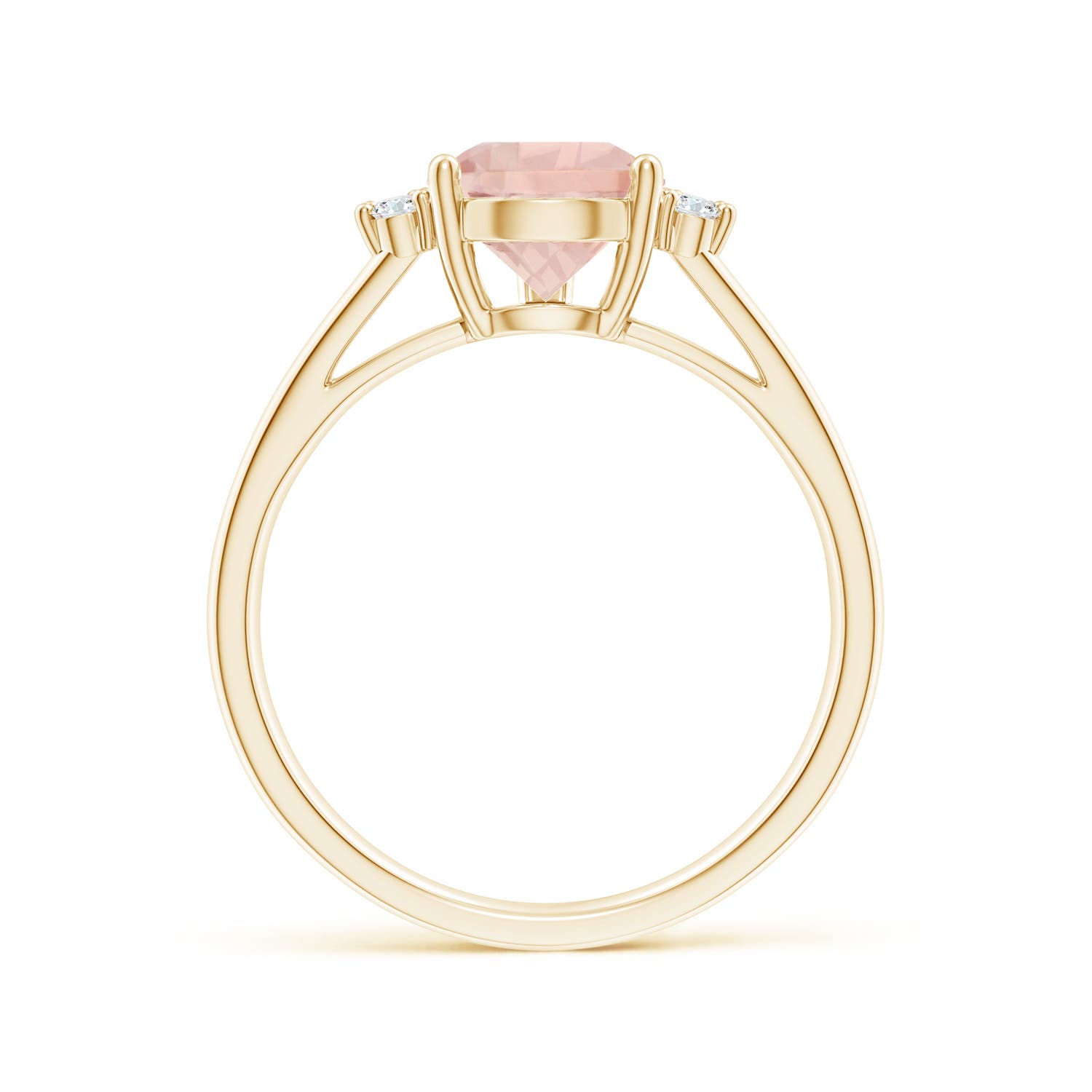 AA - Morganite / 1.73 CT / 14 KT Yellow Gold