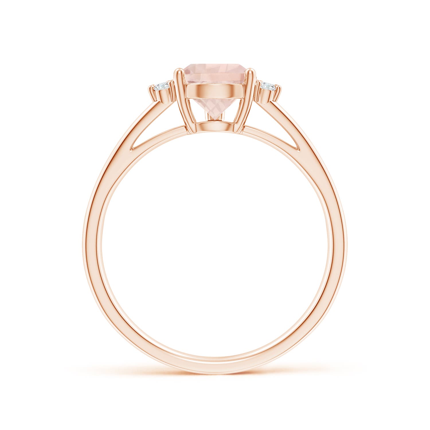 A - Morganite / 1.23 CT / 14 KT Rose Gold