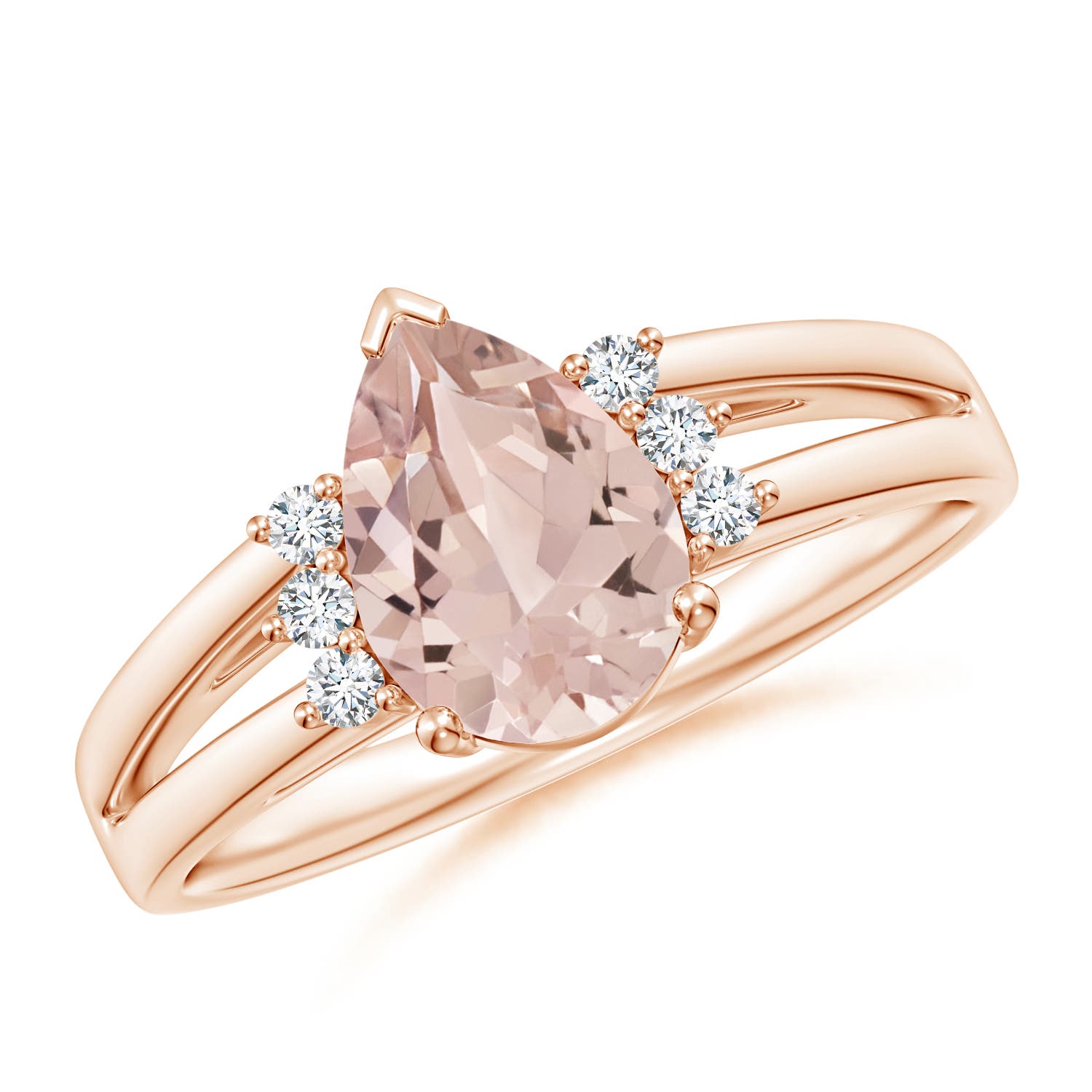 AA - Morganite / 1.23 CT / 14 KT Rose Gold