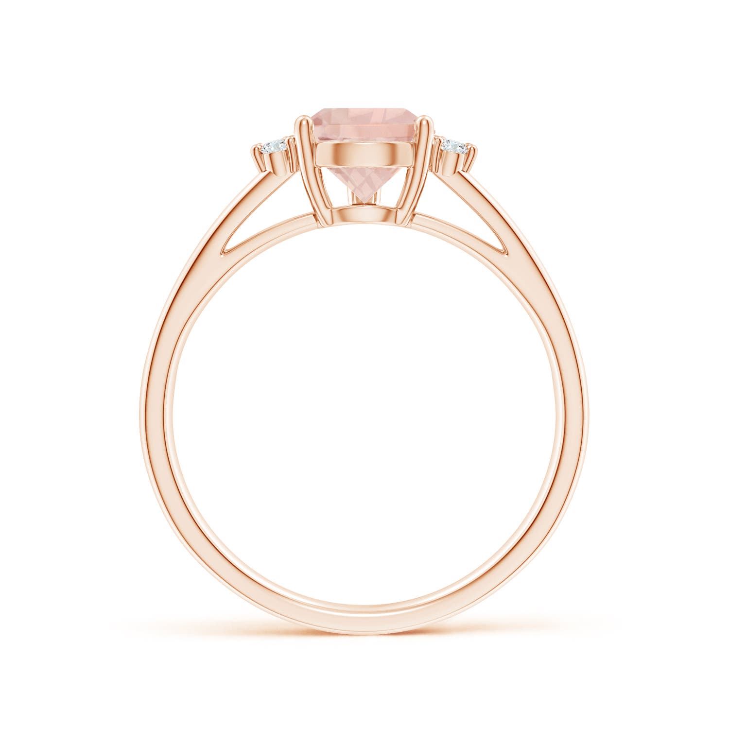 AA - Morganite / 1.23 CT / 14 KT Rose Gold