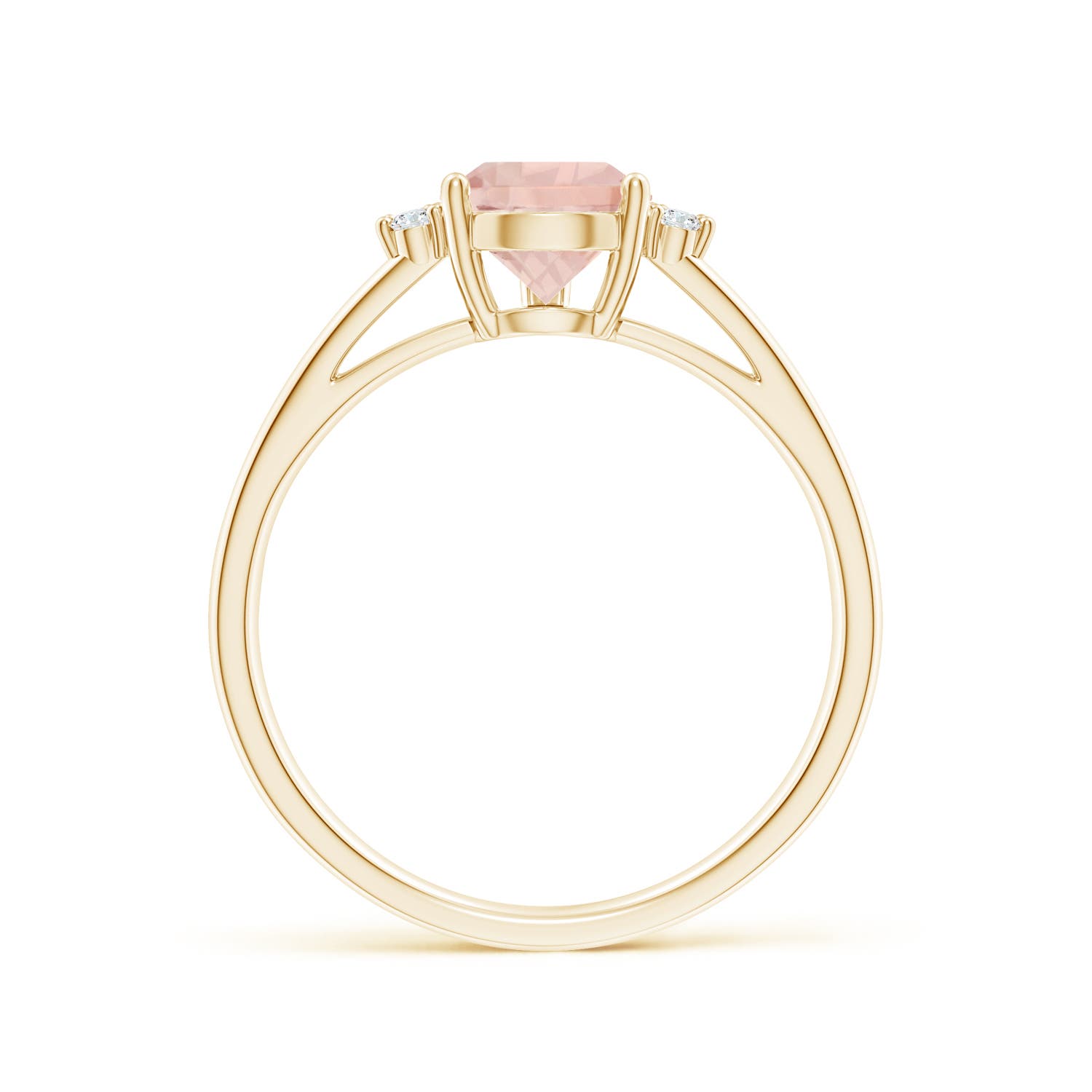 AA - Morganite / 1.23 CT / 14 KT Yellow Gold