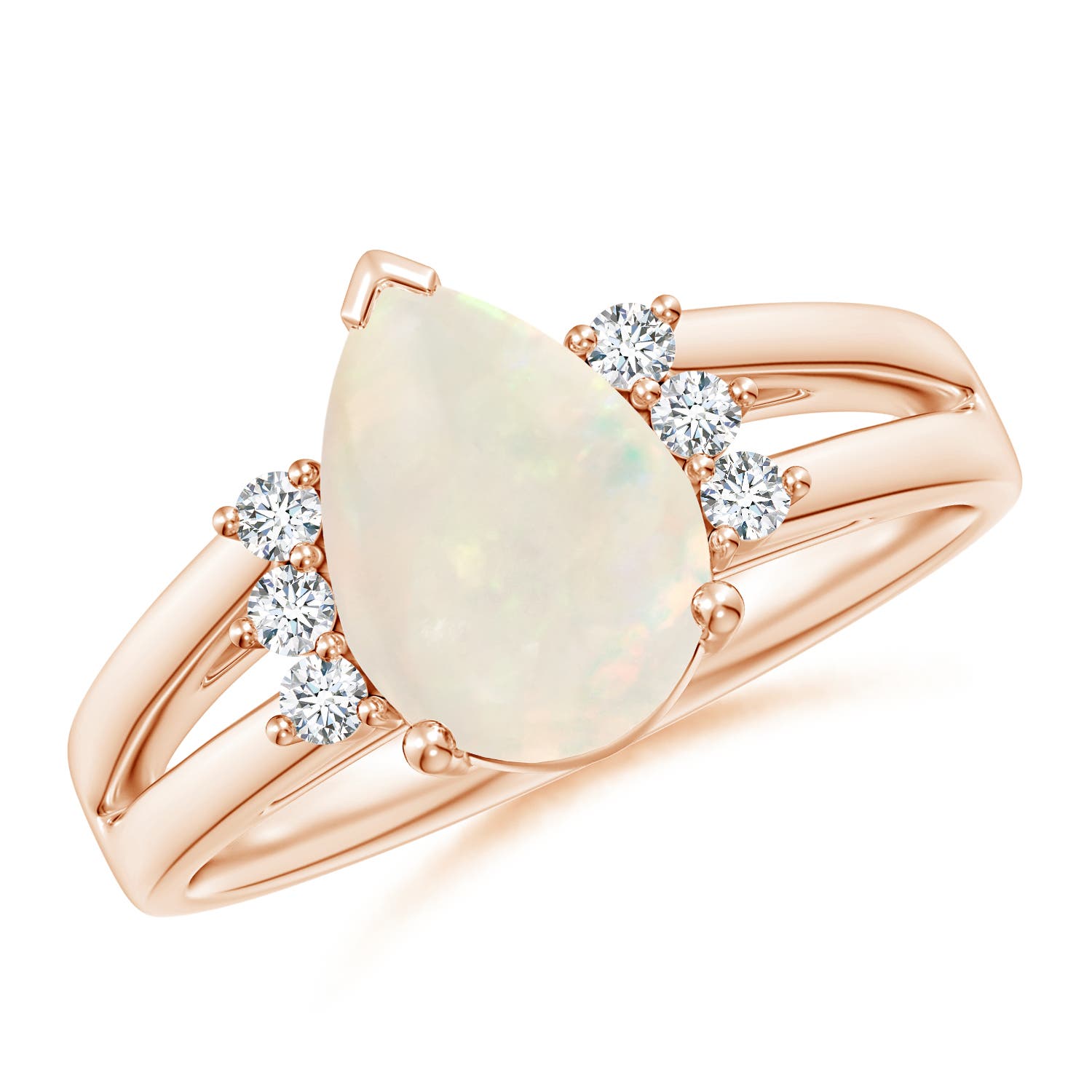 A - Opal / 1.28 CT / 14 KT Rose Gold