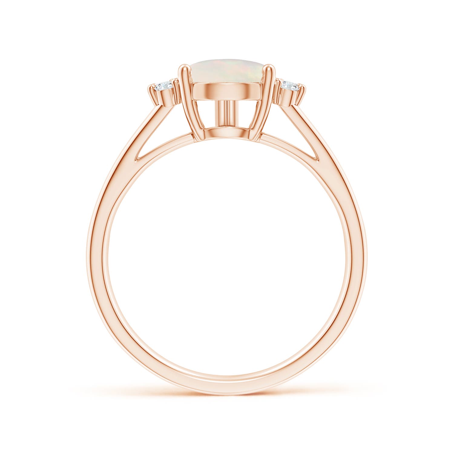 A - Opal / 1.28 CT / 14 KT Rose Gold