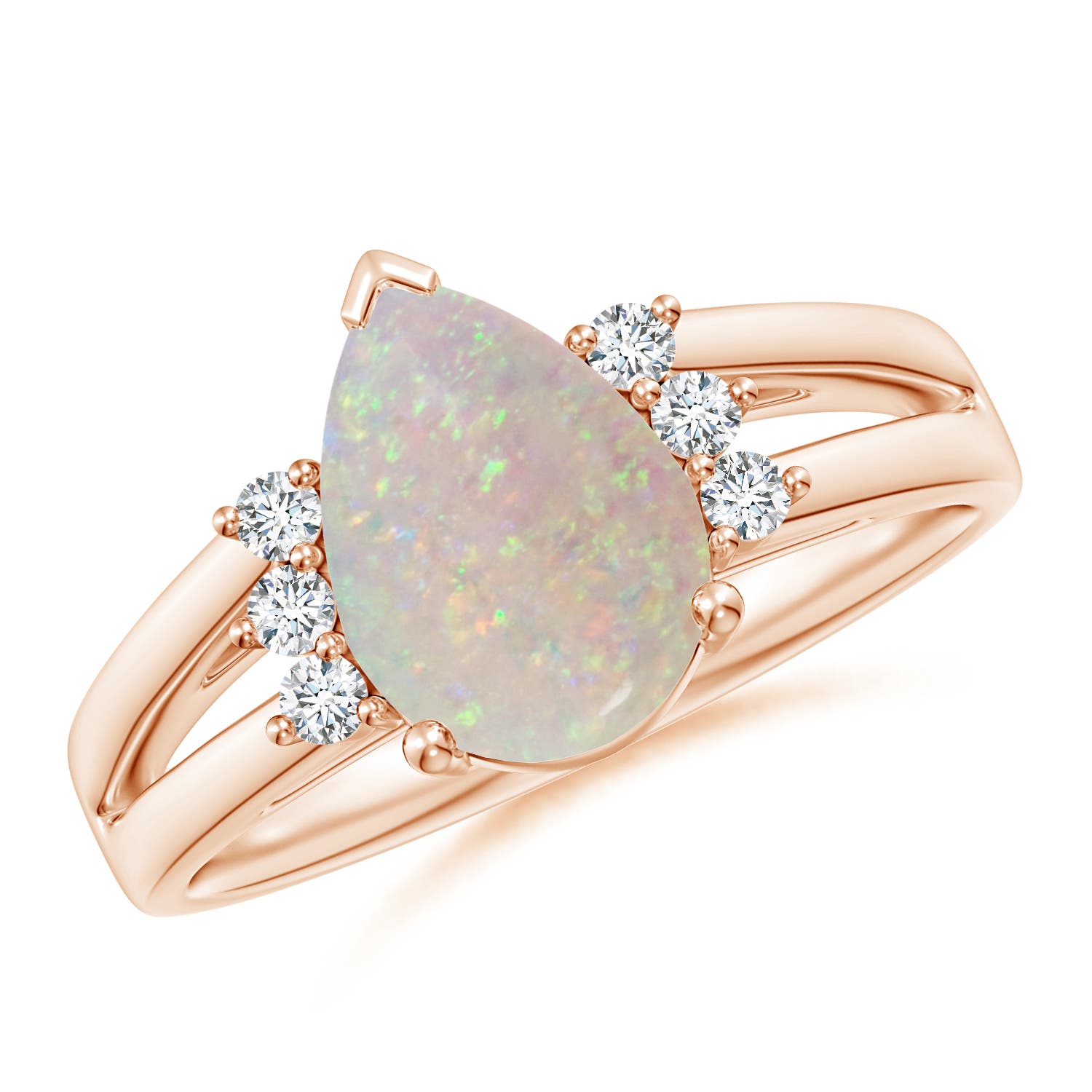 AA - Opal / 1.28 CT / 14 KT Rose Gold