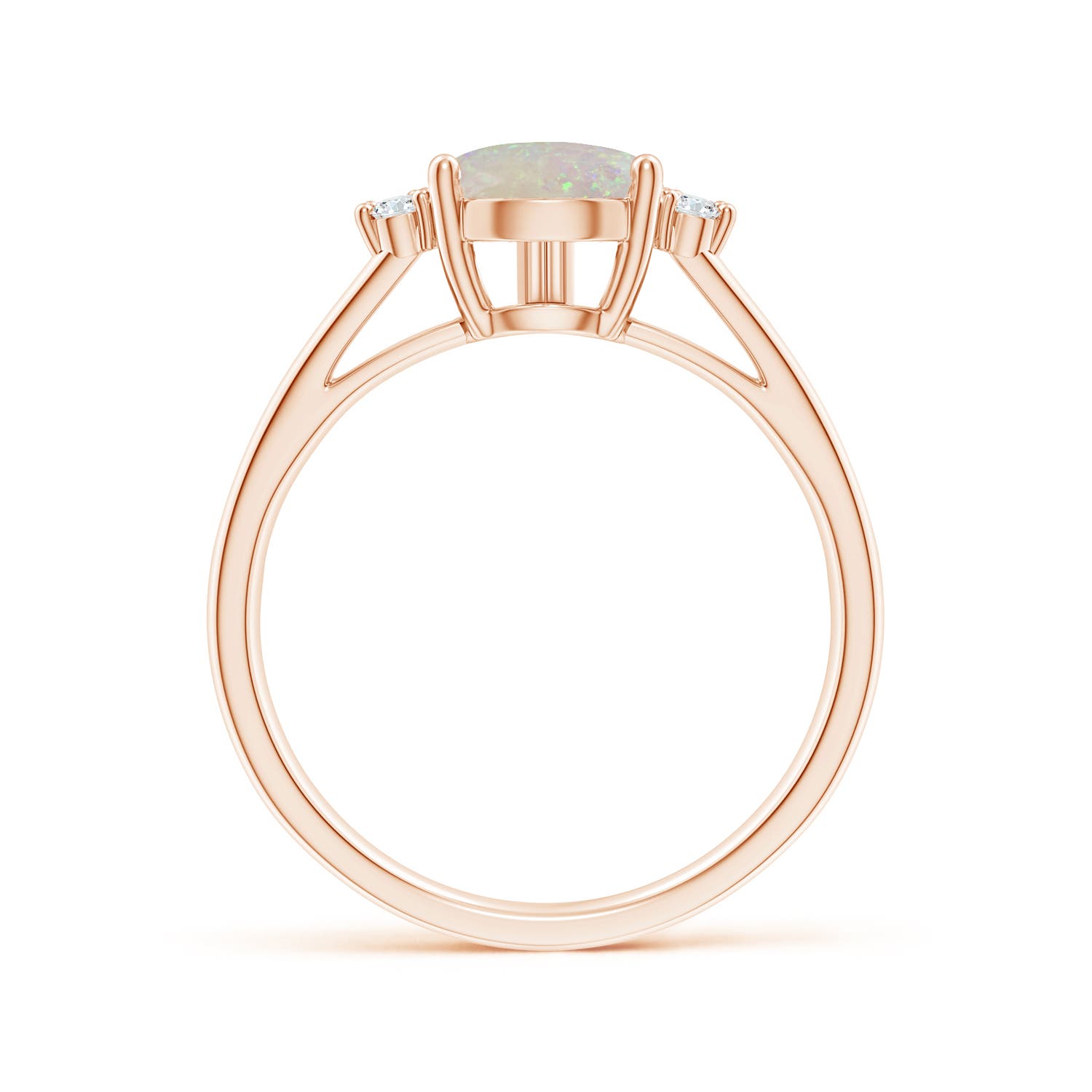 AA - Opal / 1.28 CT / 14 KT Rose Gold