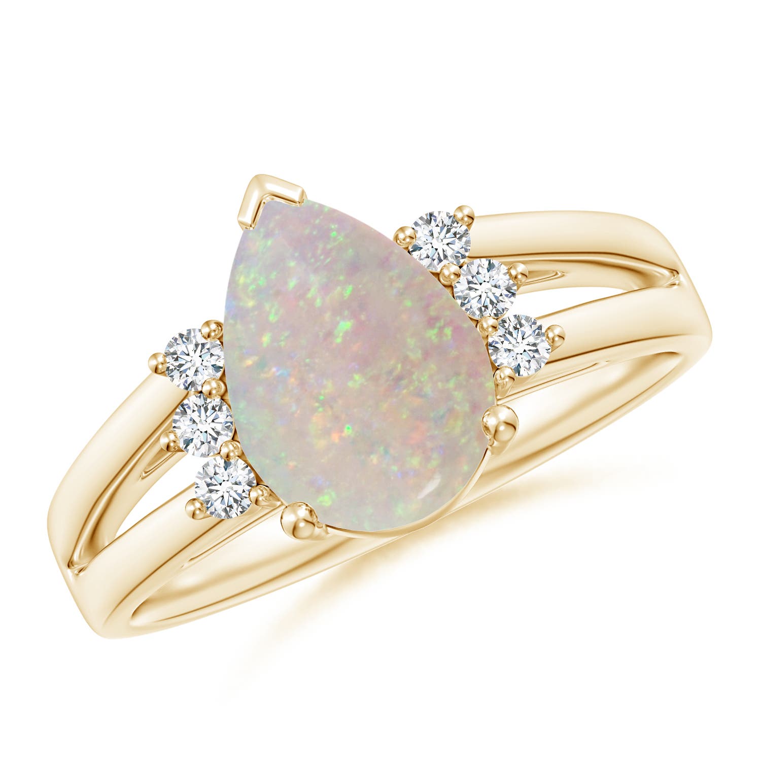 AA - Opal / 1.28 CT / 14 KT Yellow Gold