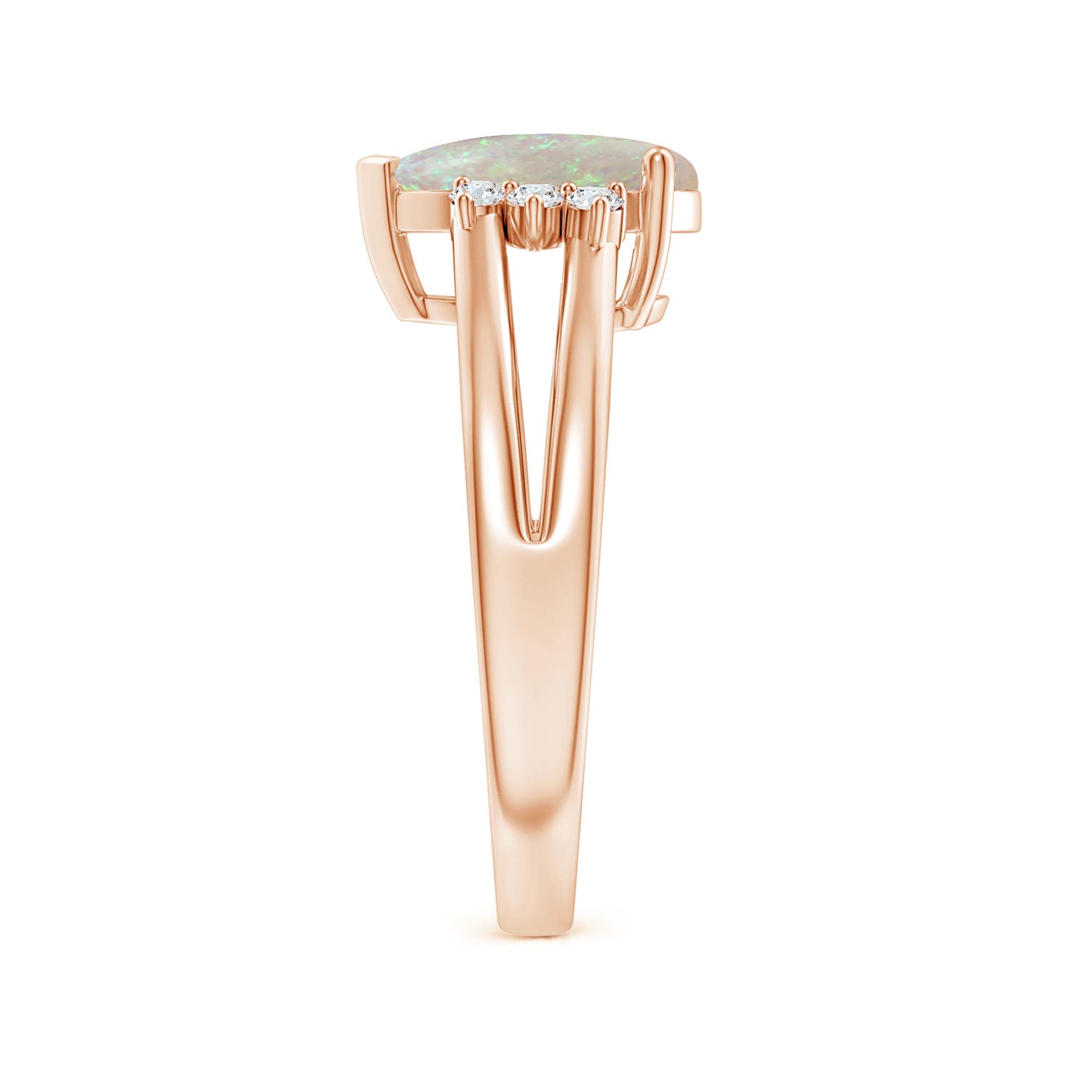 AAA - Opal / 1.28 CT / 14 KT Rose Gold