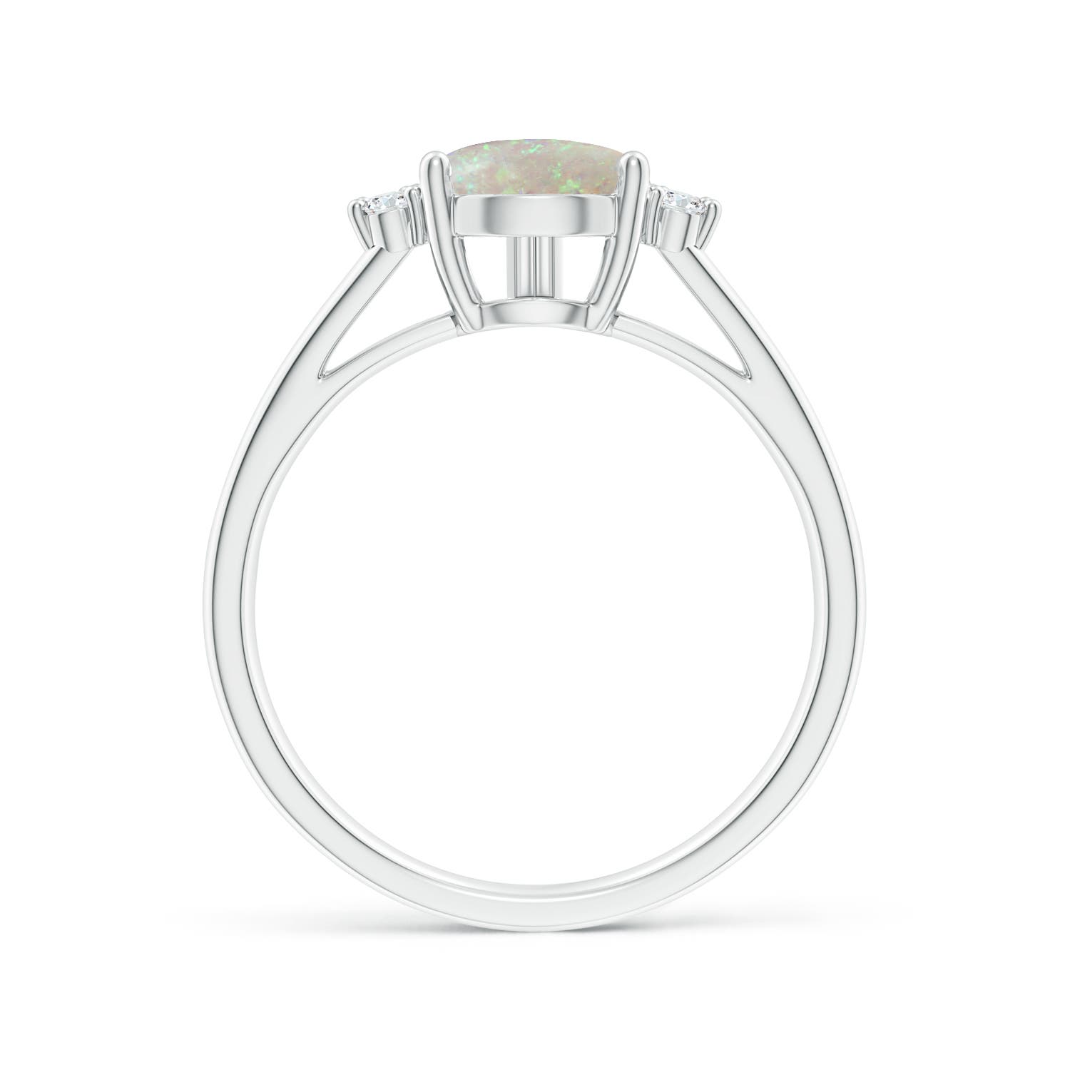 AAA - Opal / 1.28 CT / 14 KT White Gold