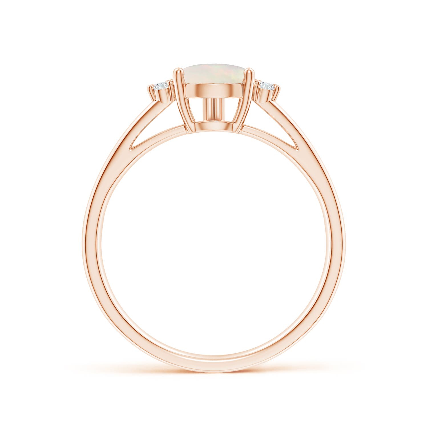 A - Opal / 0.88 CT / 14 KT Rose Gold