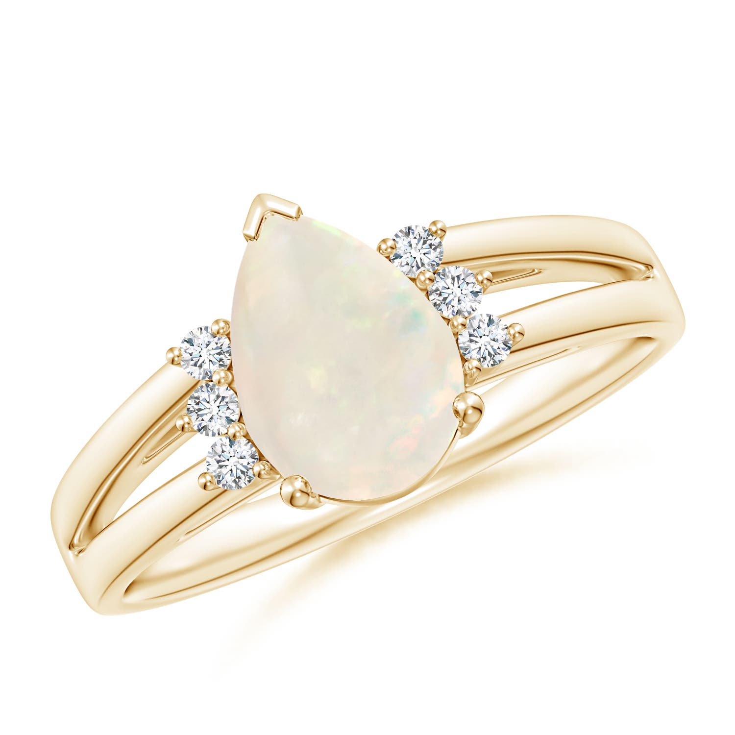 A - Opal / 0.88 CT / 14 KT Yellow Gold