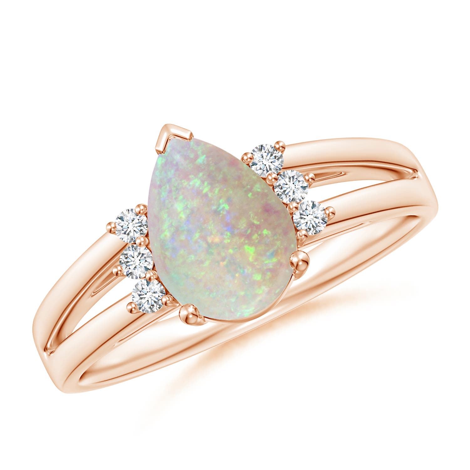 AAA - Opal / 0.88 CT / 14 KT Rose Gold