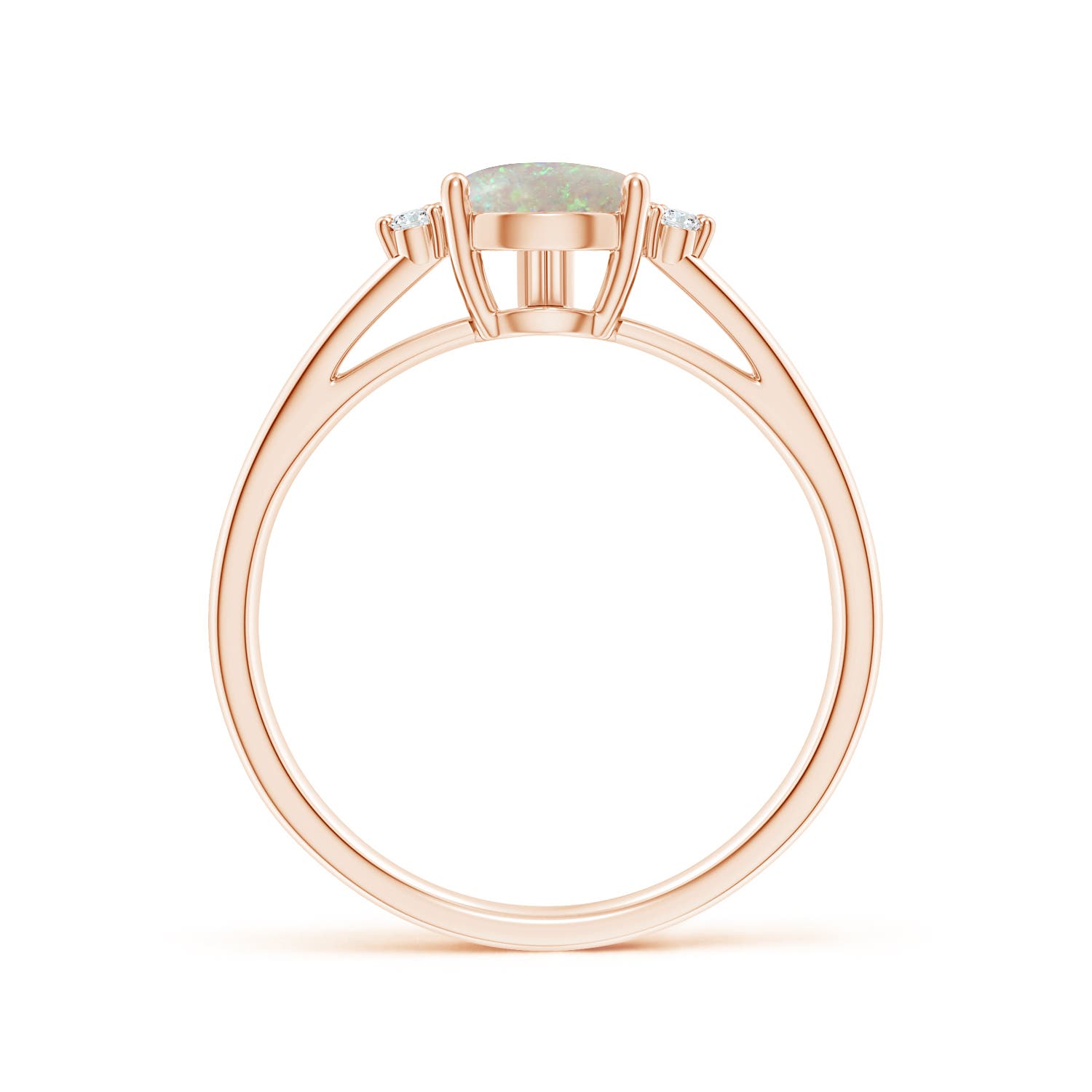 AAA - Opal / 0.88 CT / 14 KT Rose Gold