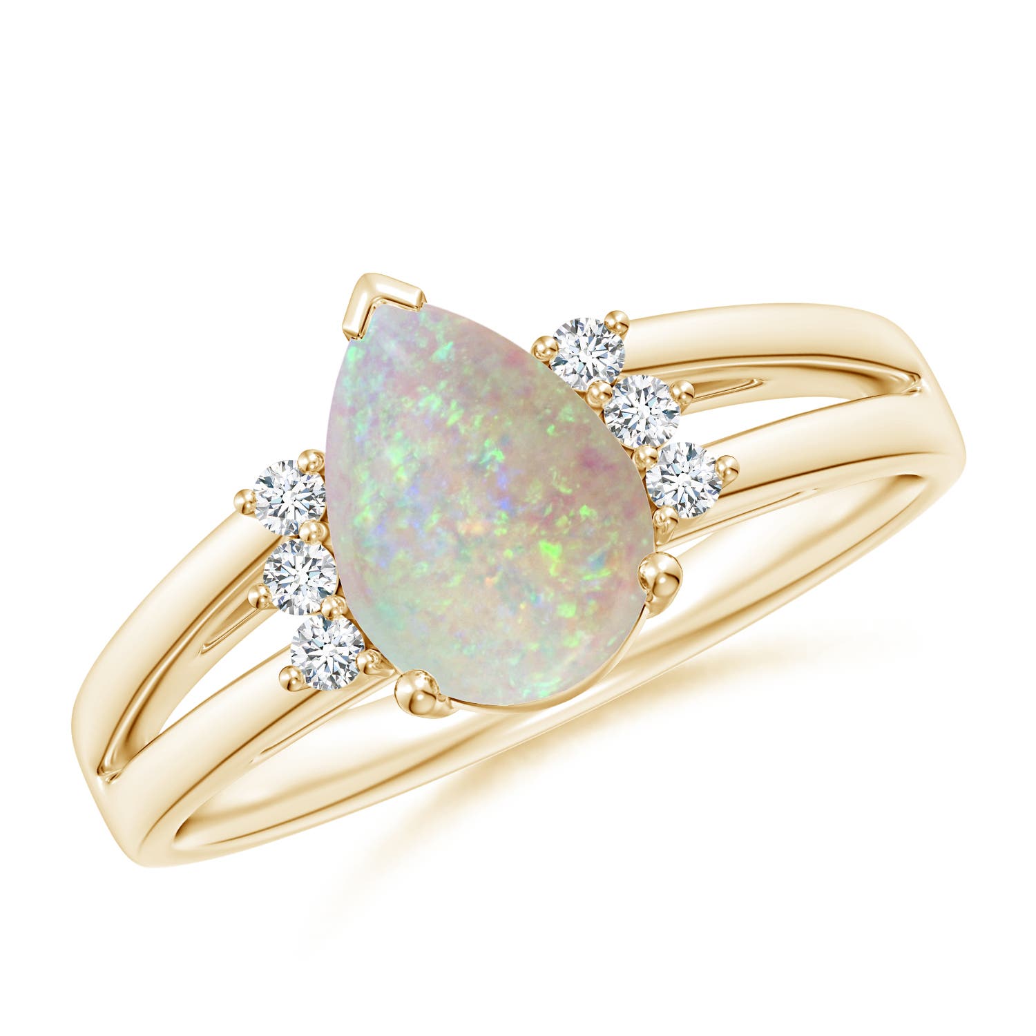 AAA - Opal / 0.88 CT / 14 KT Yellow Gold