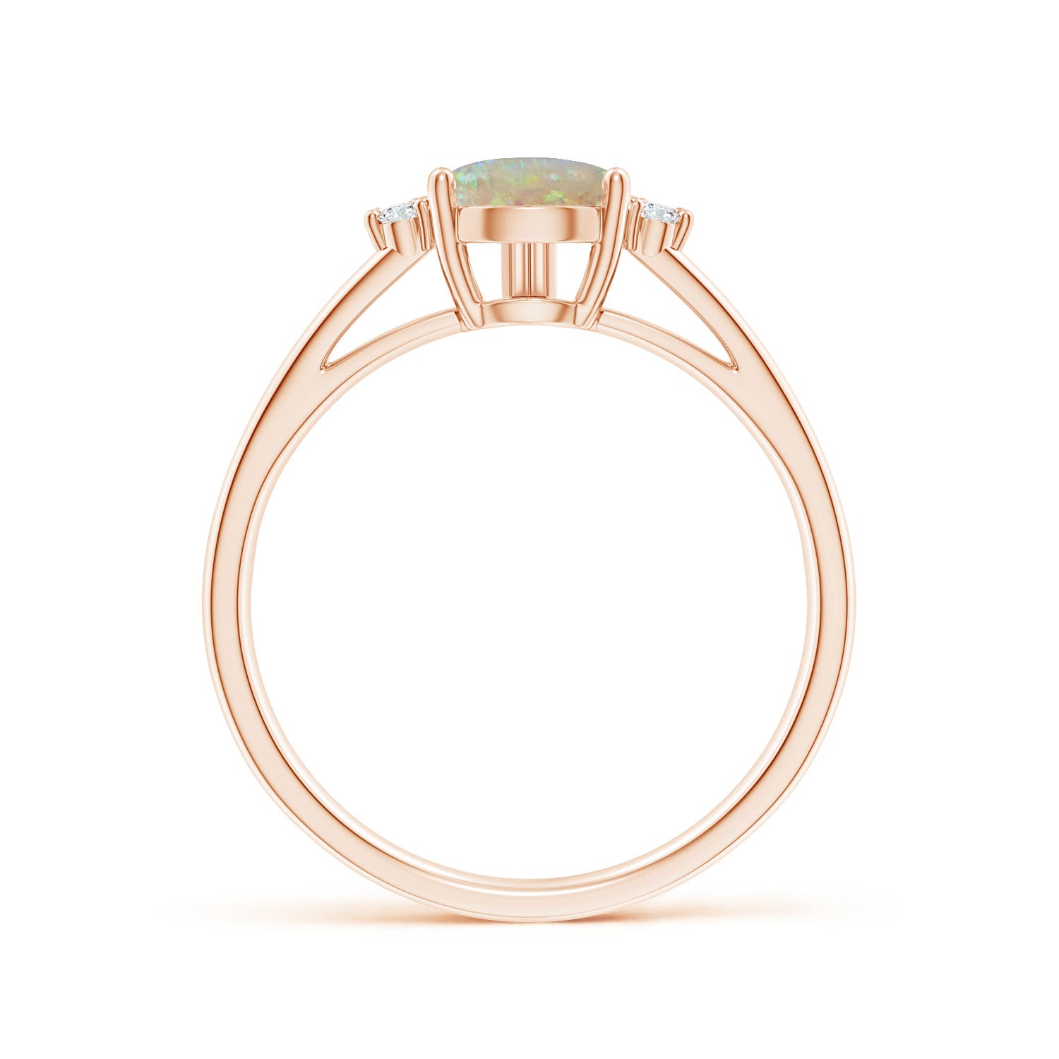 AAAA - Opal / 0.88 CT / 14 KT Rose Gold