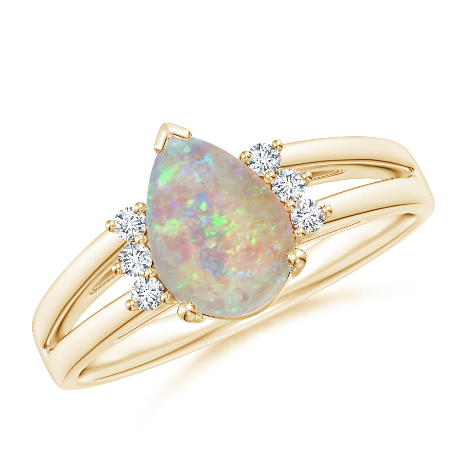 AAAA - Opal / 0.88 CT / 14 KT Yellow Gold