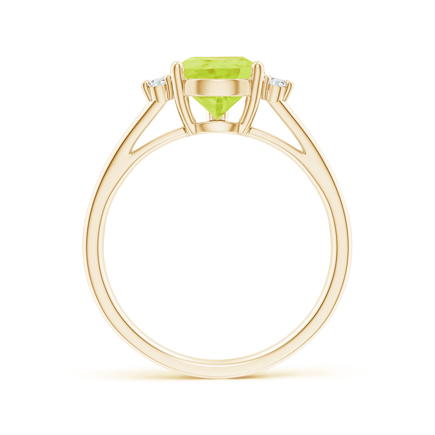 A - Peridot / 2.03 CT / 14 KT Yellow Gold