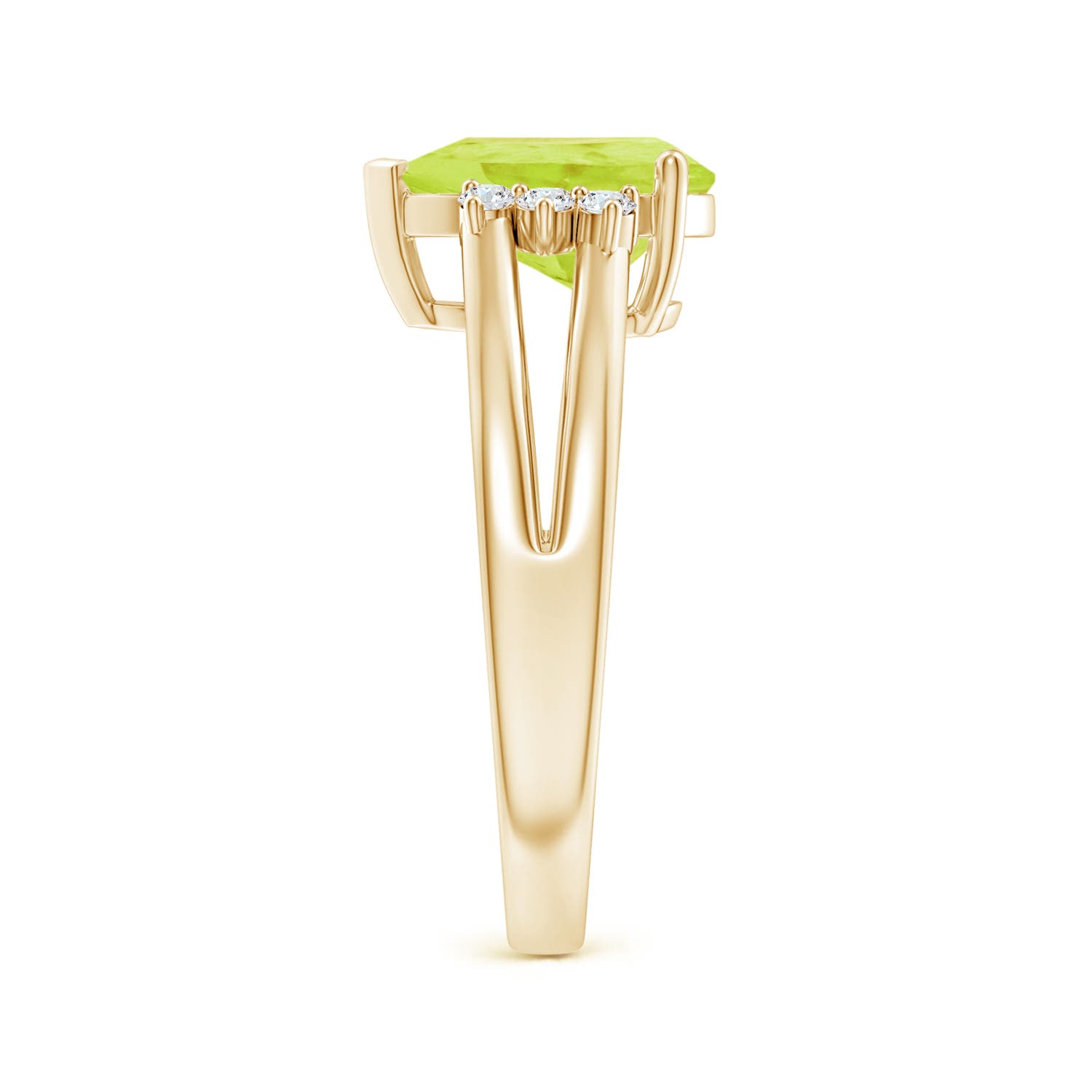 A - Peridot / 2.03 CT / 14 KT Yellow Gold