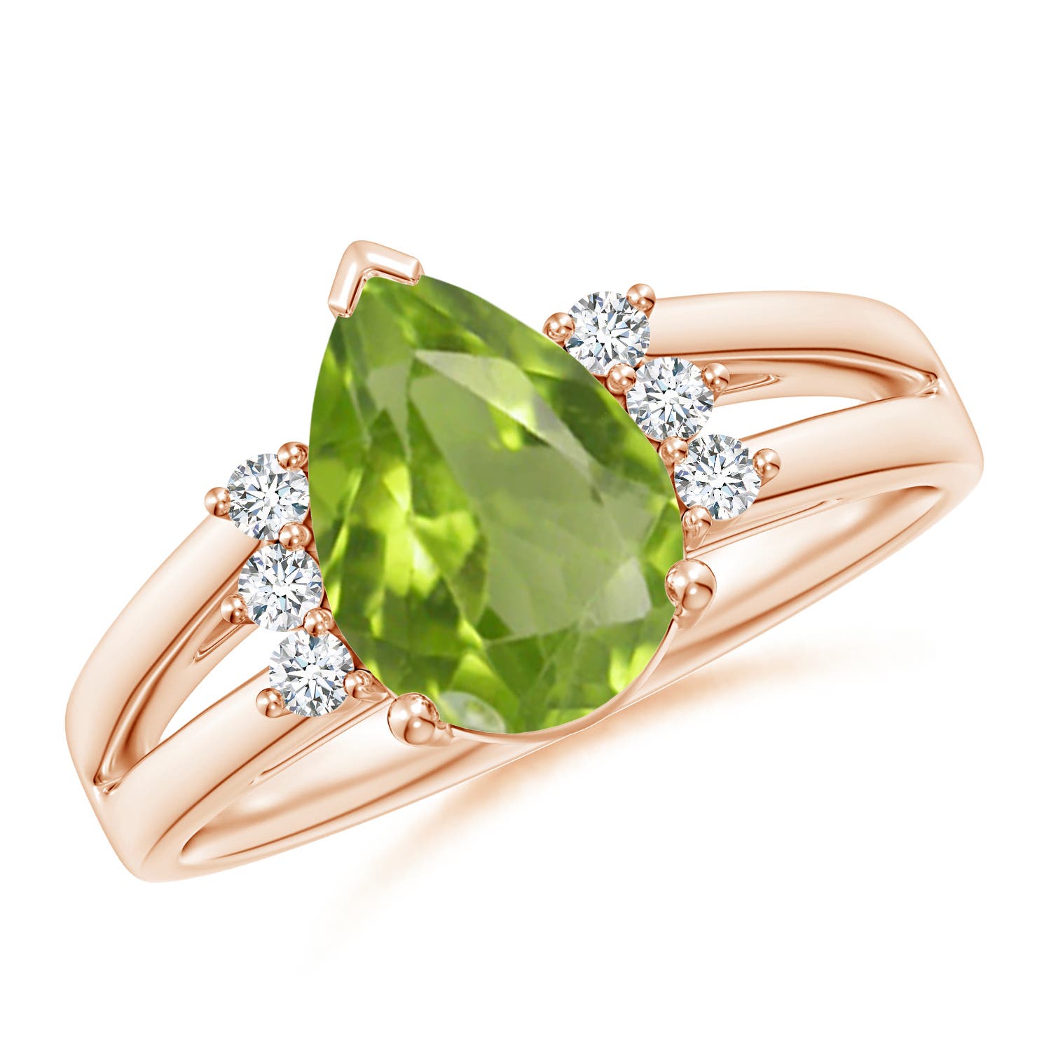 AA - Peridot / 2.03 CT / 14 KT Rose Gold