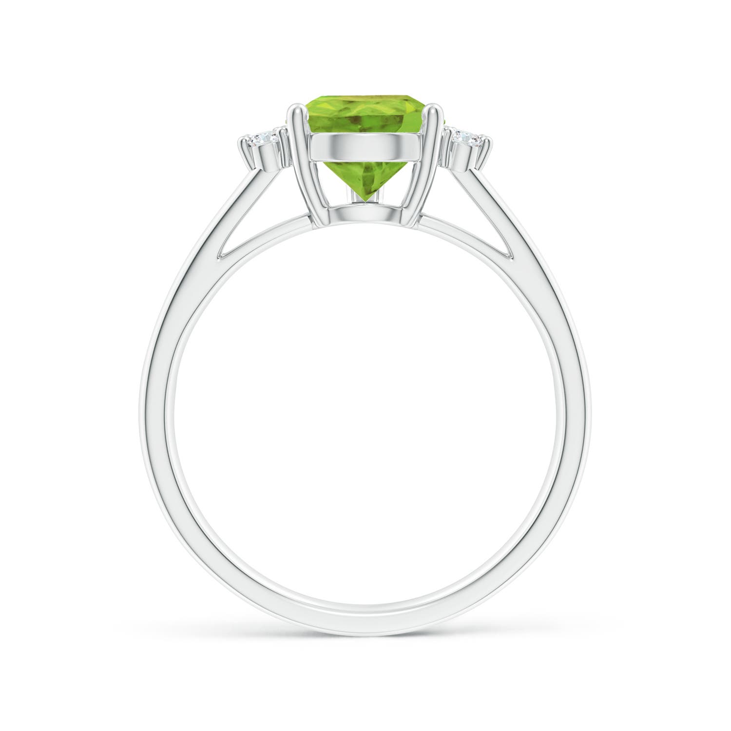 AA - Peridot / 2.03 CT / 14 KT White Gold