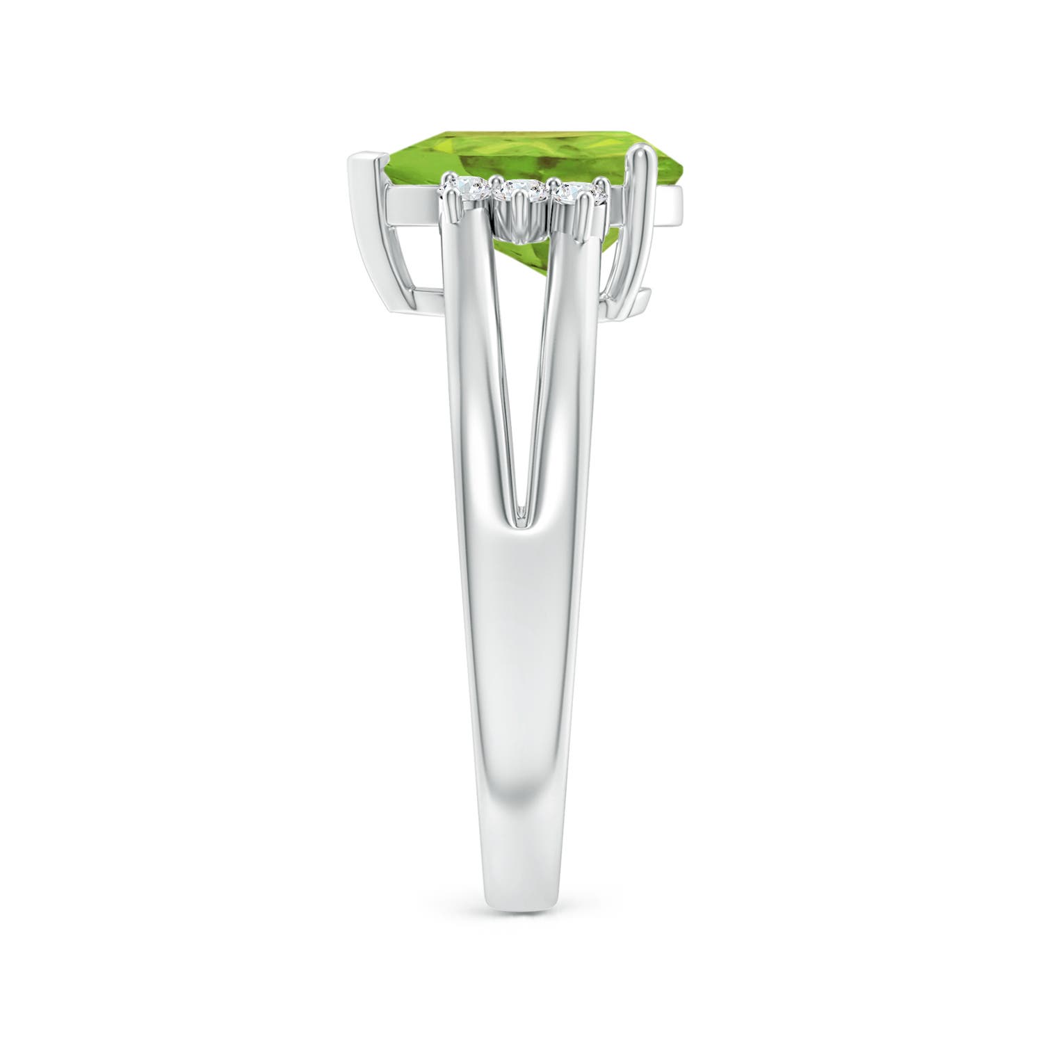 AA - Peridot / 2.03 CT / 14 KT White Gold