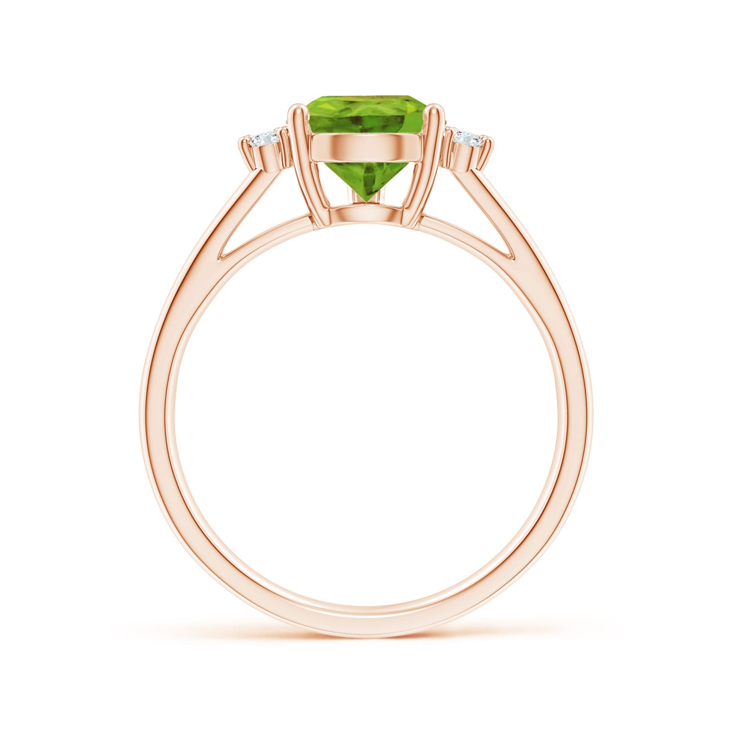 AAA - Peridot / 2.03 CT / 14 KT Rose Gold