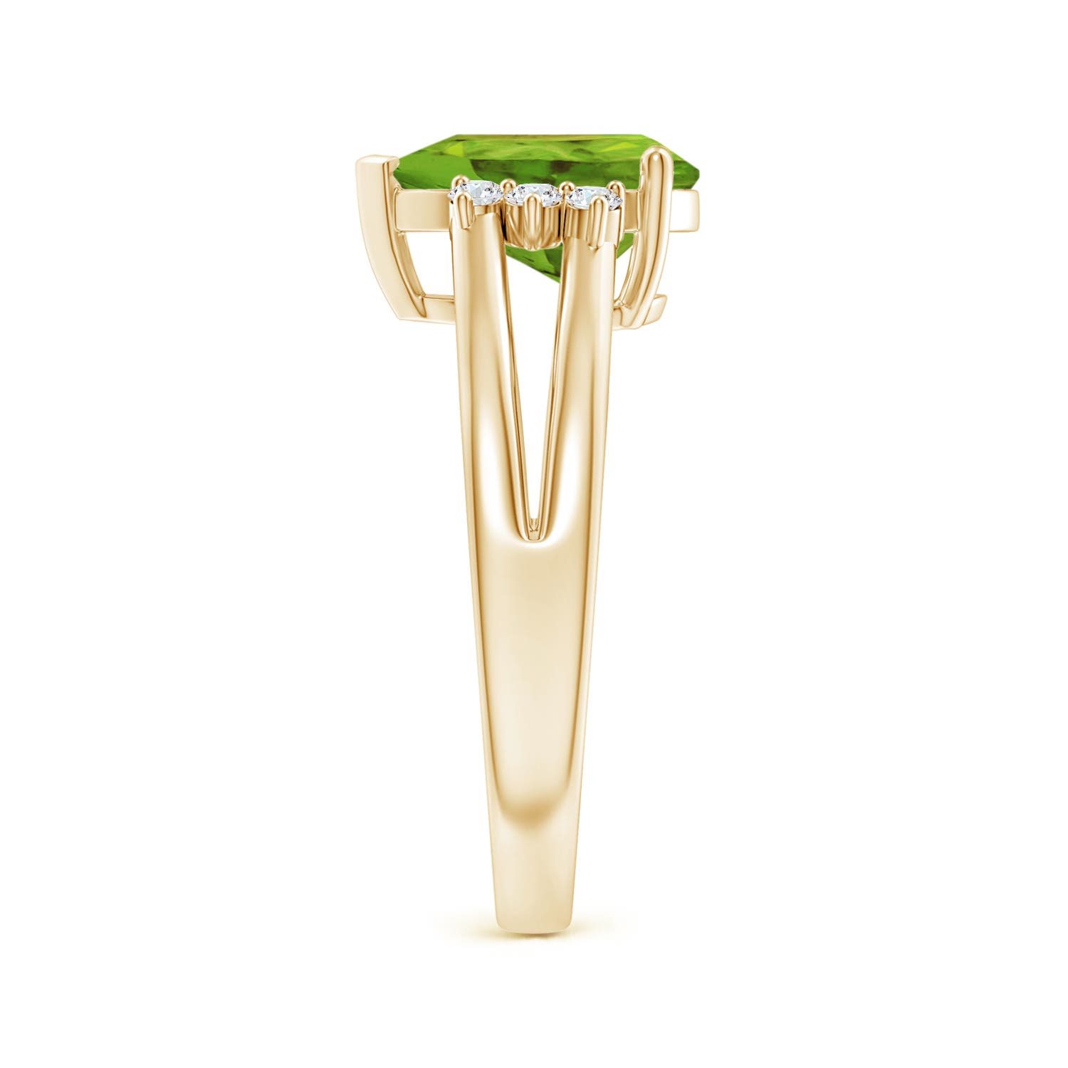 AAA - Peridot / 2.03 CT / 14 KT Yellow Gold