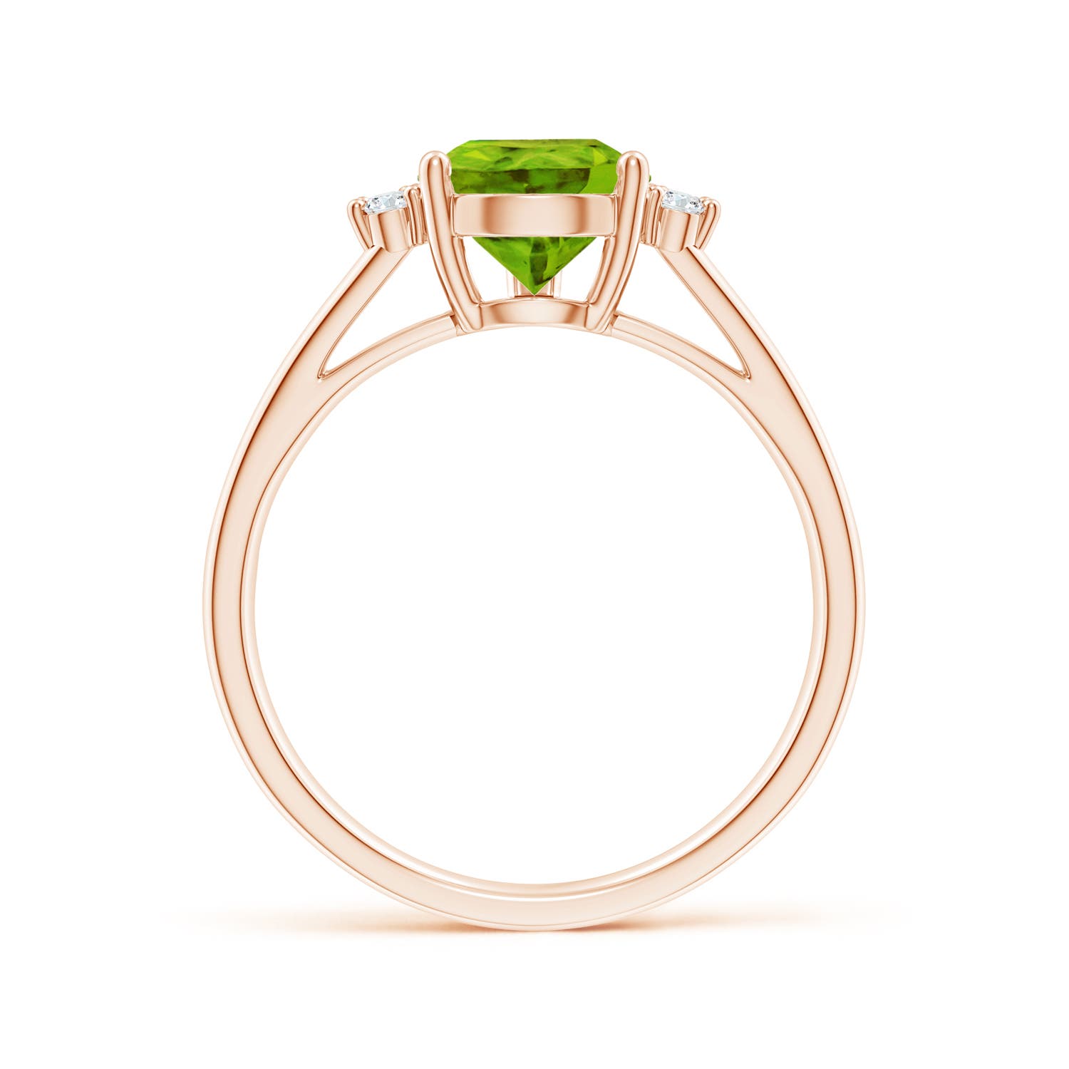 AAAA - Peridot / 2.03 CT / 14 KT Rose Gold