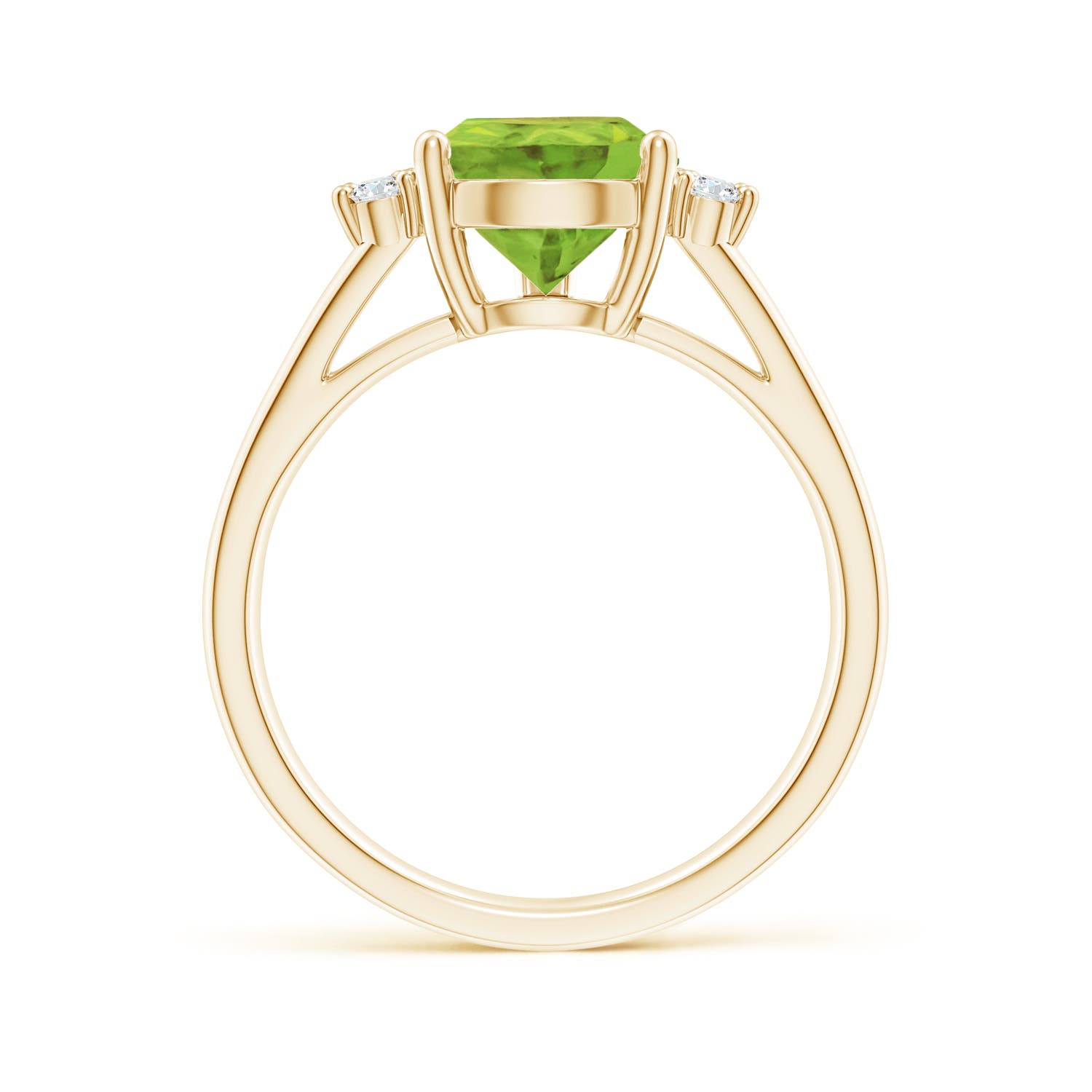 AA - Peridot / 3.57 CT / 14 KT Yellow Gold