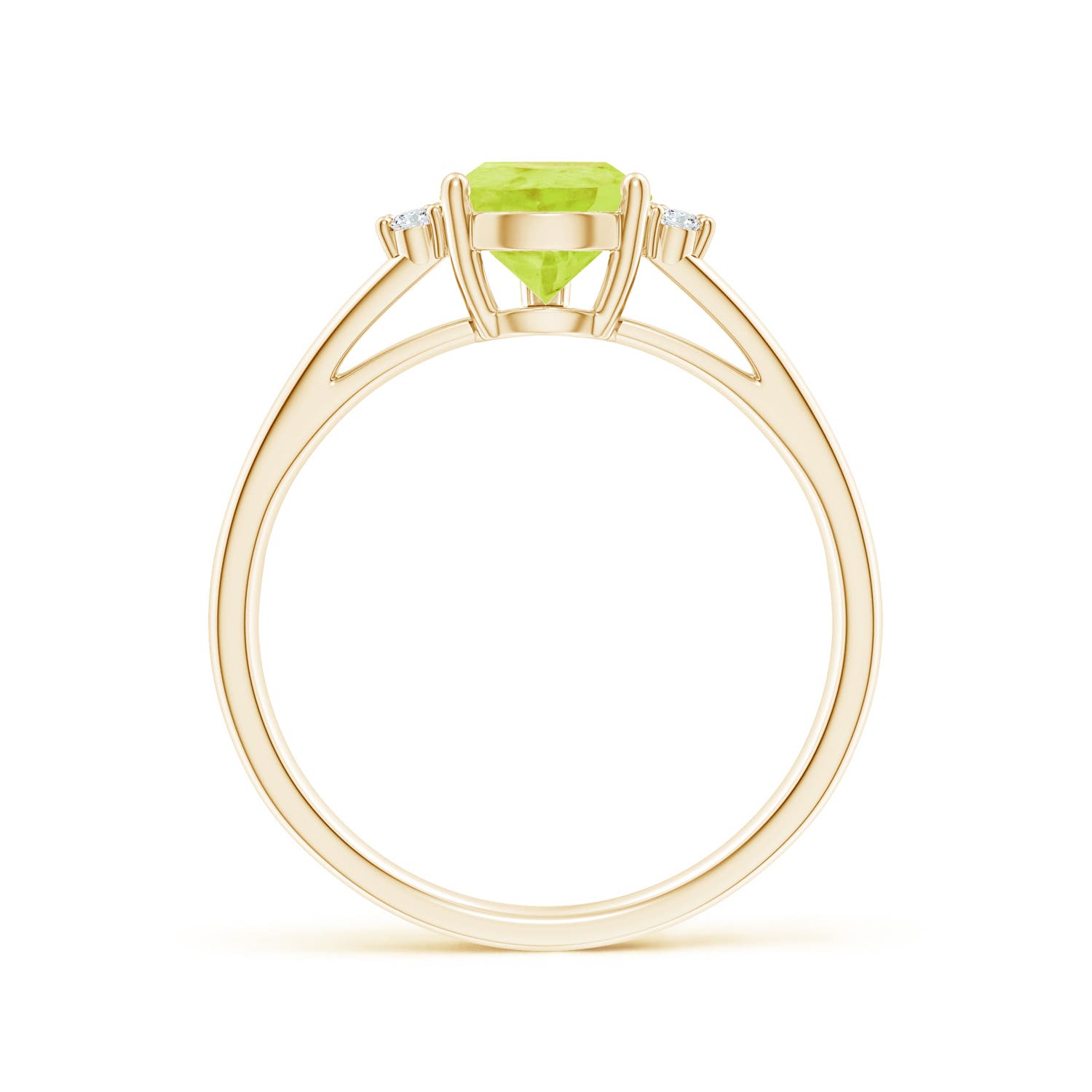 A - Peridot / 1.38 CT / 14 KT Yellow Gold