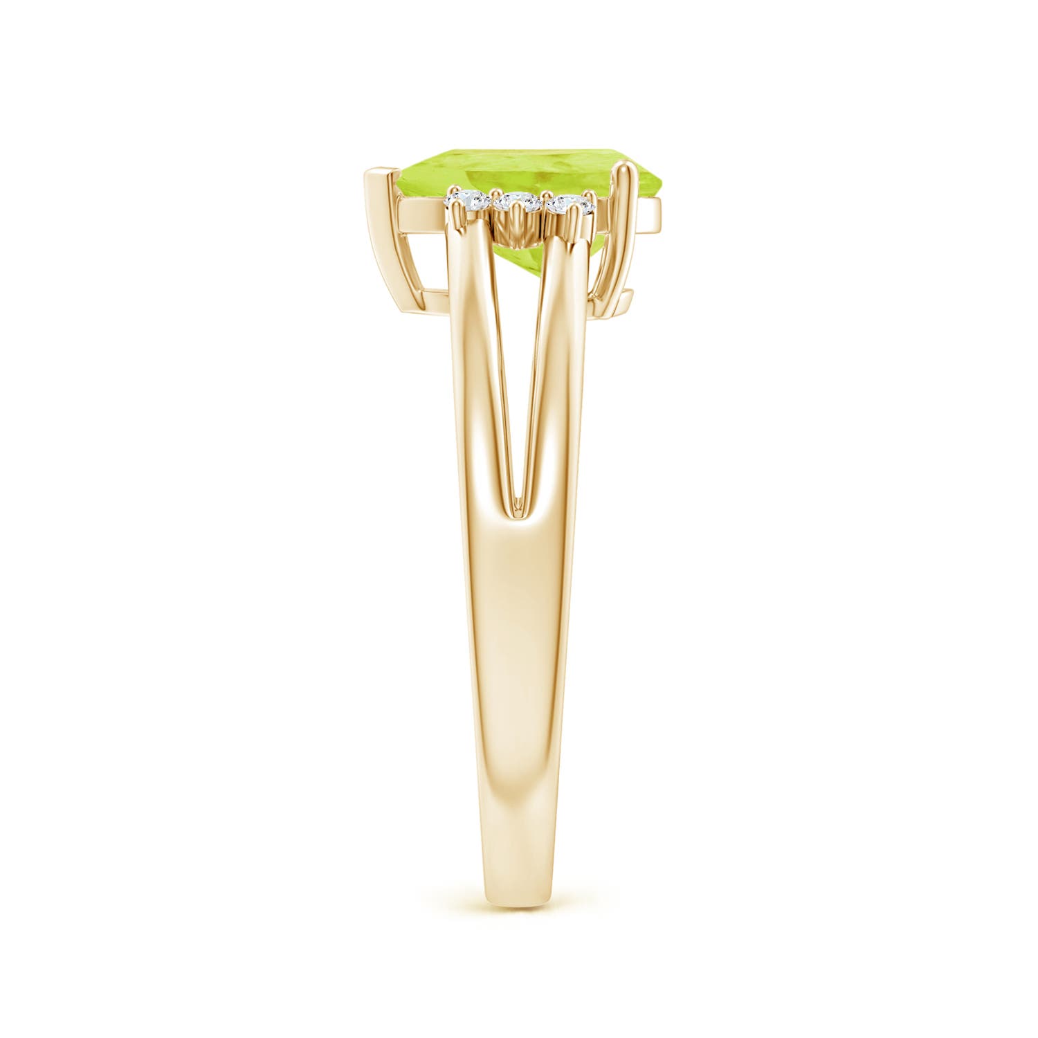 A - Peridot / 1.38 CT / 14 KT Yellow Gold