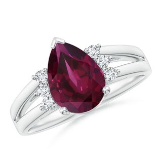 Pear AAA Rhodolite Garnet