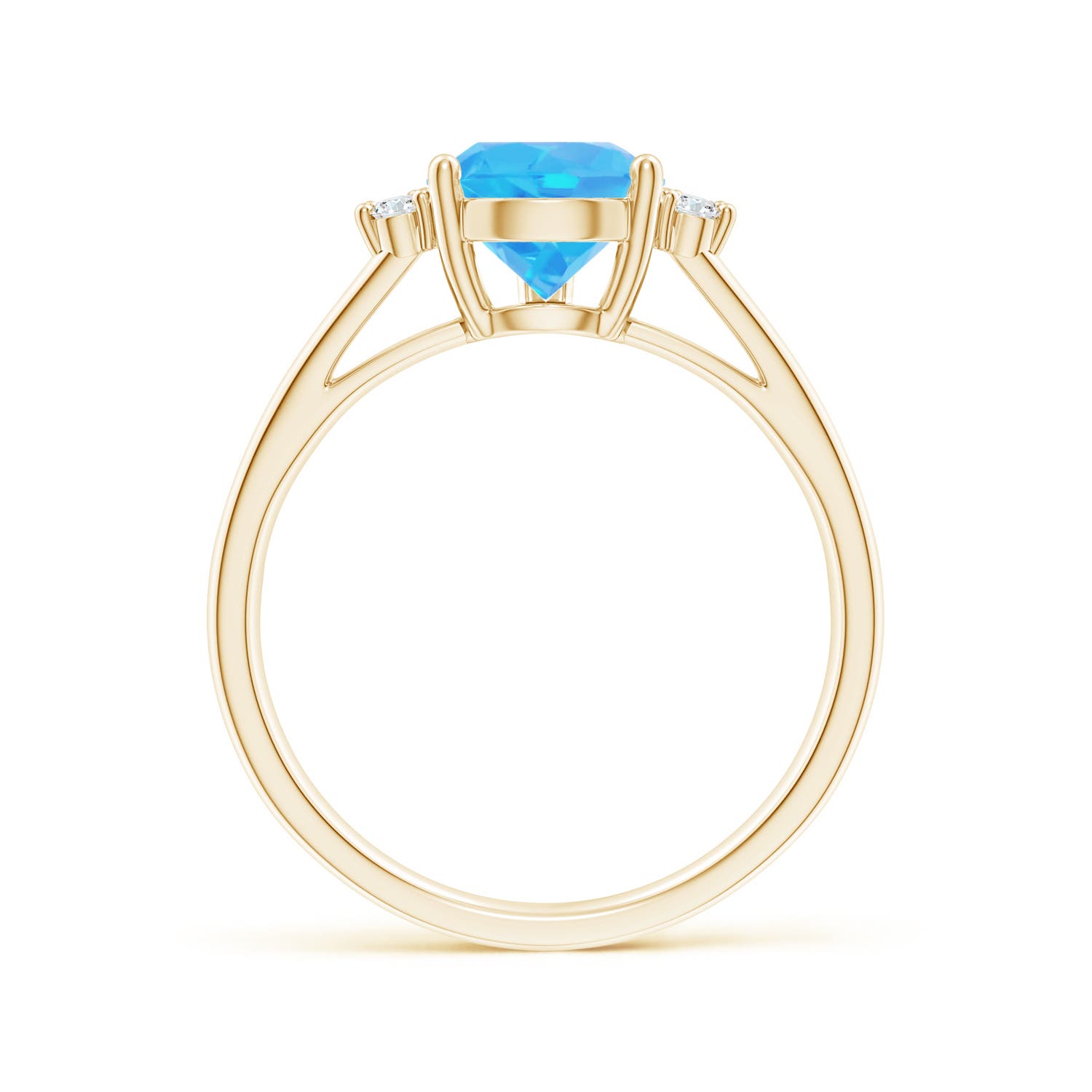 AA - Swiss Blue Topaz / 2.43 CT / 14 KT Yellow Gold