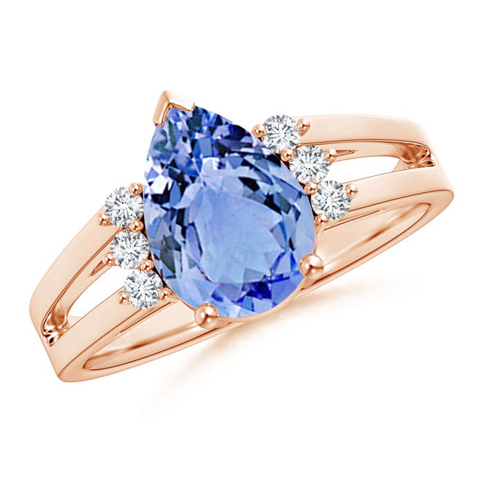 A - Tanzanite / 2.08 CT / 14 KT Rose Gold