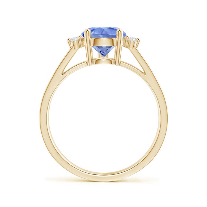 A - Tanzanite / 2.08 CT / 14 KT Yellow Gold