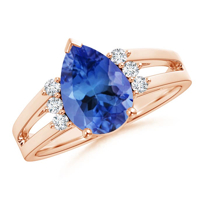 AA - Tanzanite / 2.08 CT / 14 KT Rose Gold