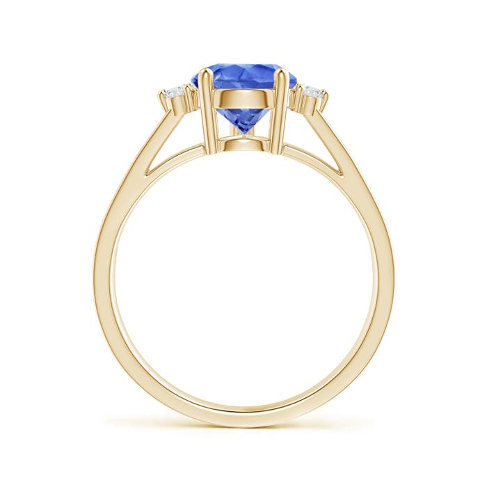 AA - Tanzanite / 2.08 CT / 14 KT Yellow Gold