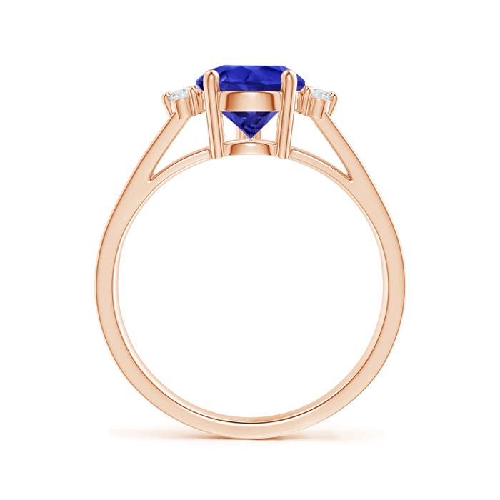 AAA - Tanzanite / 2.08 CT / 14 KT Rose Gold