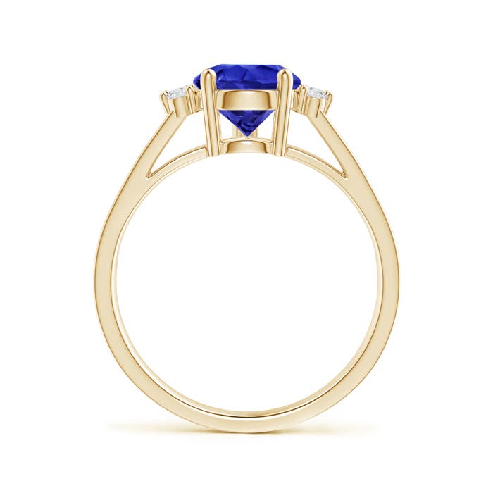 AAA - Tanzanite / 2.08 CT / 14 KT Yellow Gold