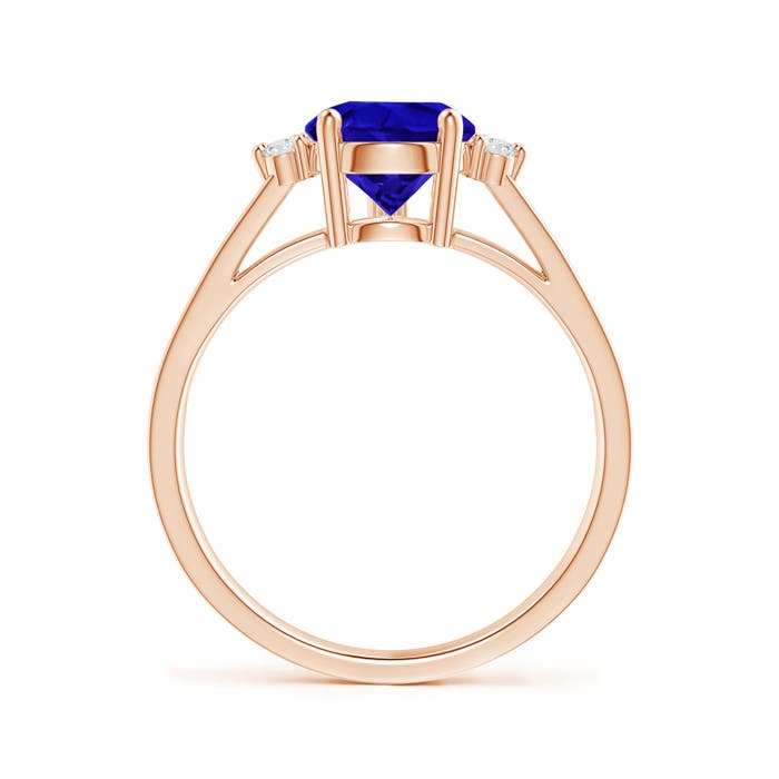 AAAA - Tanzanite / 2.08 CT / 14 KT Rose Gold