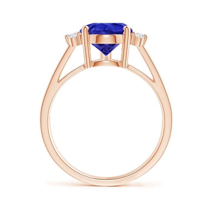 AAA - Tanzanite / 3.27 CT / 14 KT Rose Gold