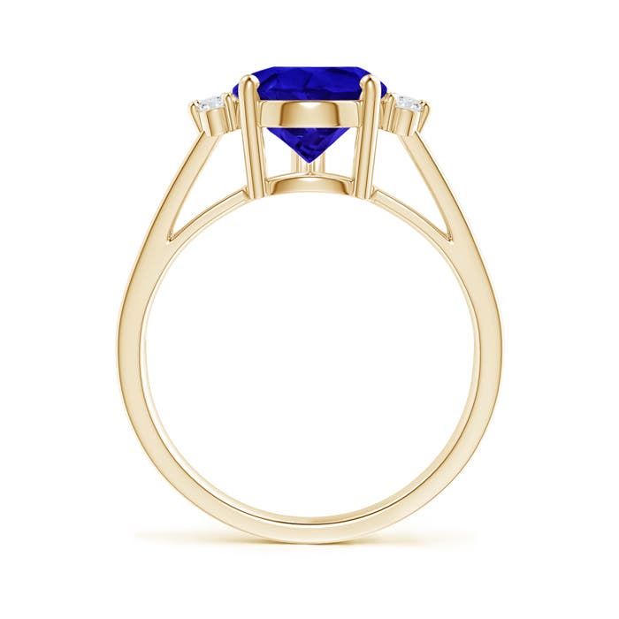 AAAA - Tanzanite / 3.27 CT / 14 KT Yellow Gold