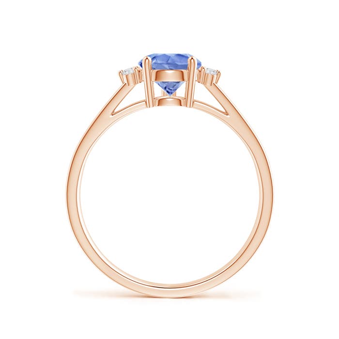 A - Tanzanite / 1.38 CT / 14 KT Rose Gold