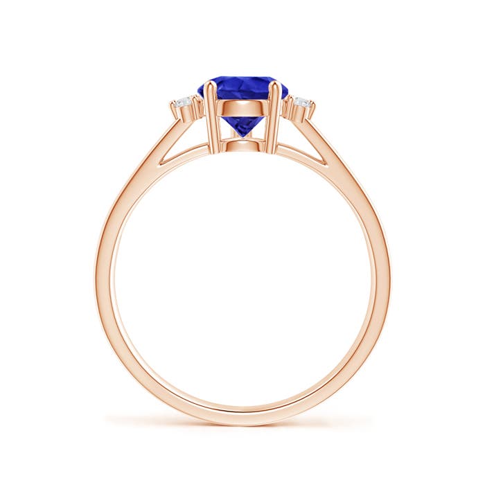 AAA - Tanzanite / 1.38 CT / 14 KT Rose Gold