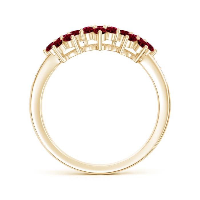 AA - Garnet / 0.87 CT / 14 KT Yellow Gold