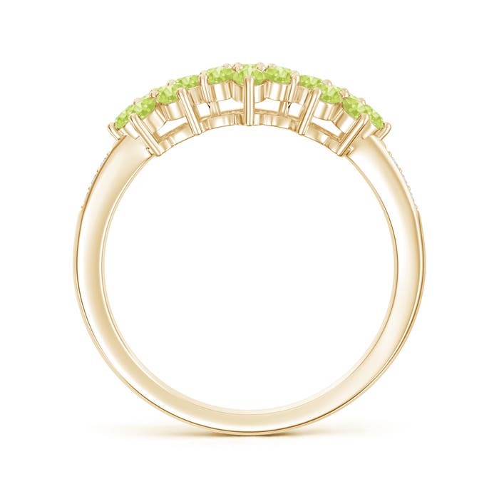 A - Peridot / 0.87 CT / 14 KT Yellow Gold