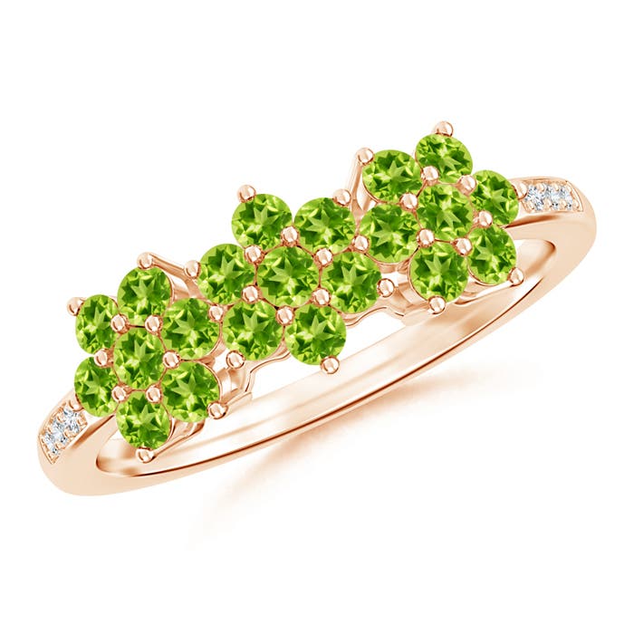 AAA - Peridot / 0.87 CT / 14 KT Rose Gold