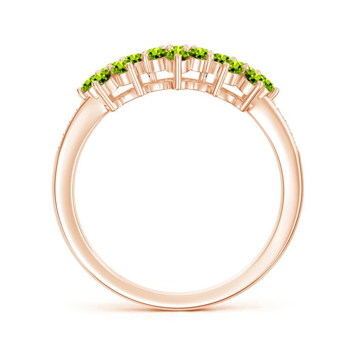 AAAA - Peridot / 0.87 CT / 14 KT Rose Gold