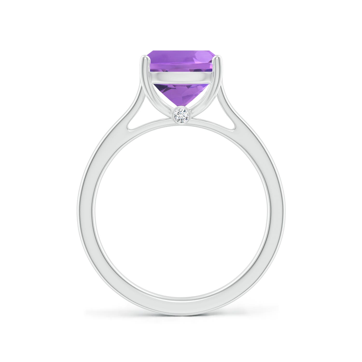 AA - Amethyst / 2.72 CT / 14 KT White Gold