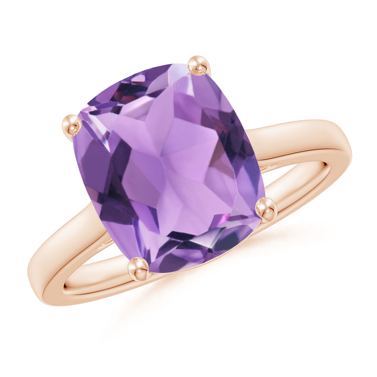 A - Amethyst / 3.53 CT / 14 KT Rose Gold